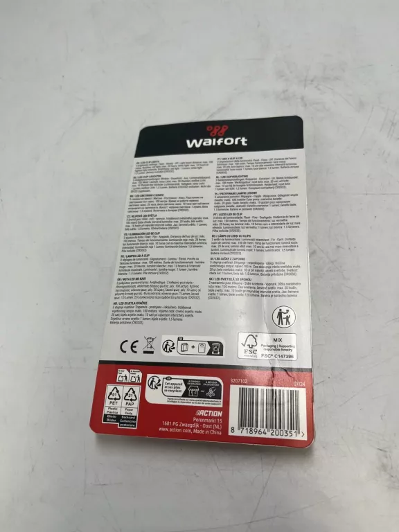 LAMPKA LED WALFORT 6 SZT