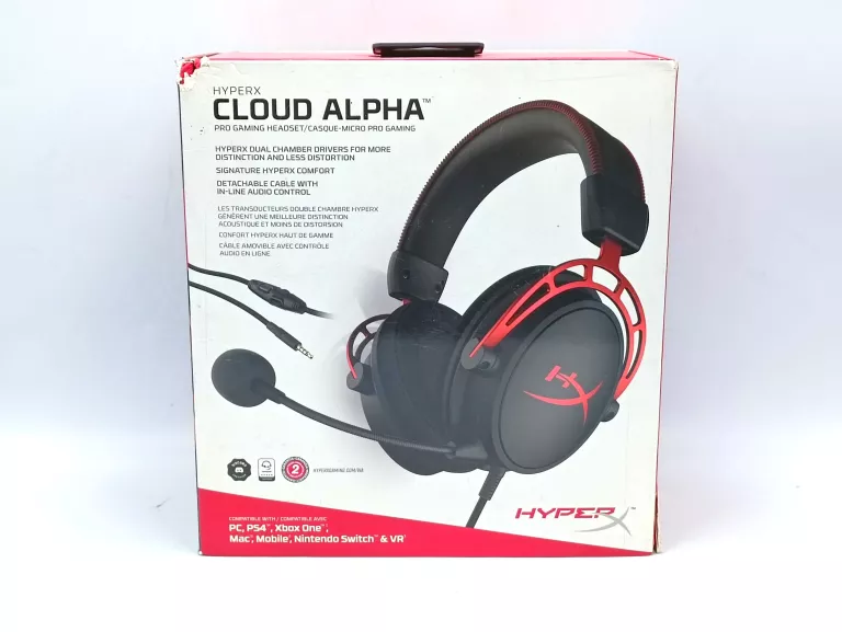 SŁUCHAWKI NAUSZNE HYPERX CLOUD ALPHA