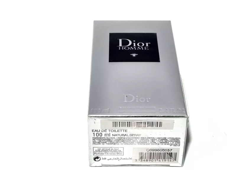 CHRISTIAN DIOR HOMME WODA TOALETOWA DLA MĘŻCZYZN 100 ML