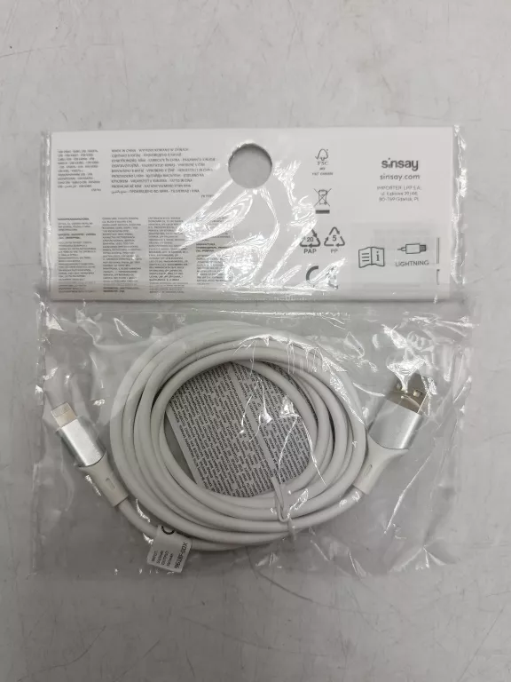 KABEL USB -LIGHTNING SINSAY