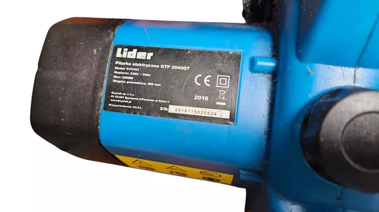 PIŁA ELEKTRYCZNA LIDER GTP 2040 QT 2000 W 400 MM