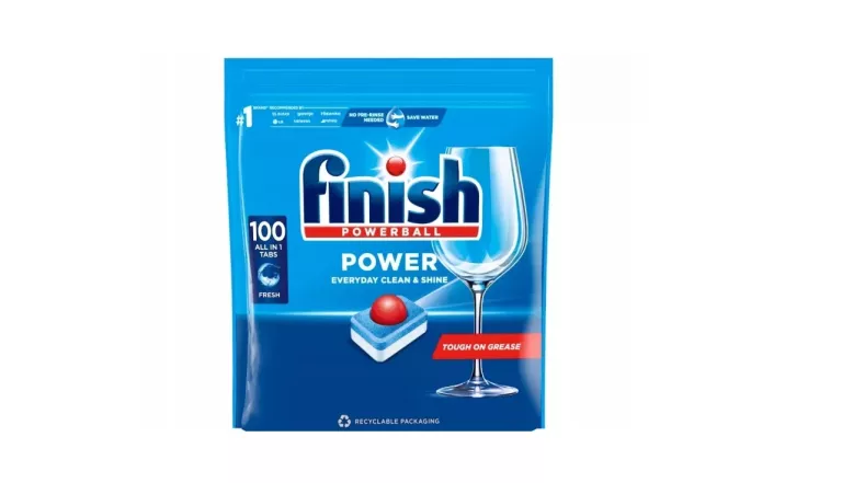 TABLETKI DO ZMYWARKI FINISH POWERBALL POWER ALL IN 1 100 SZTUK ZMYWAŃ