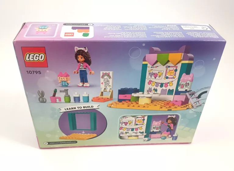 KLOCKI LEGO 10795 KOCI DOMEK GABI PRACE RĘCZNE Z TEKTURZĄTKIEM 4+