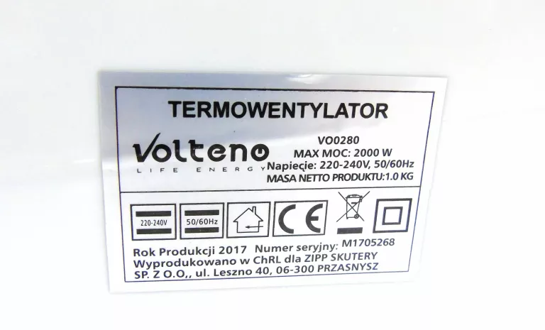 WENTYLATOR VOLTENO VO0280