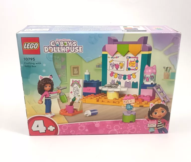 KLOCKI LEGO 10795 KOCI DOMEK GABI PRACE RĘCZNE Z TEKTURZĄTKIEM 4+