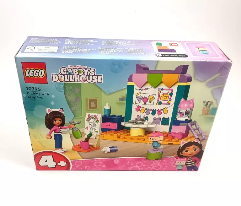 KLOCKI LEGO 10795 KOCI DOMEK GABI PRACE RĘCZNE Z TEKTURZĄTKIEM 4+