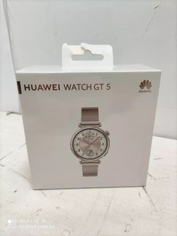 SMARTWATCH HUAWEI WATCH GT 5 41MM ELEGANT ZŁOTY