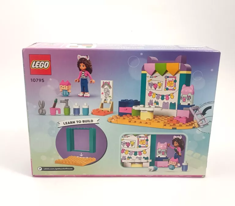 KLOCKI LEGO 10795 KOCI DOMEK GABI PRACE RĘCZNE Z TEKTURZĄTKIEM 4+