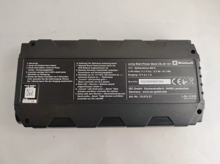 URZADZENIE ROZRUCHOWE EINHELL CE-JS 12/1 TORBA