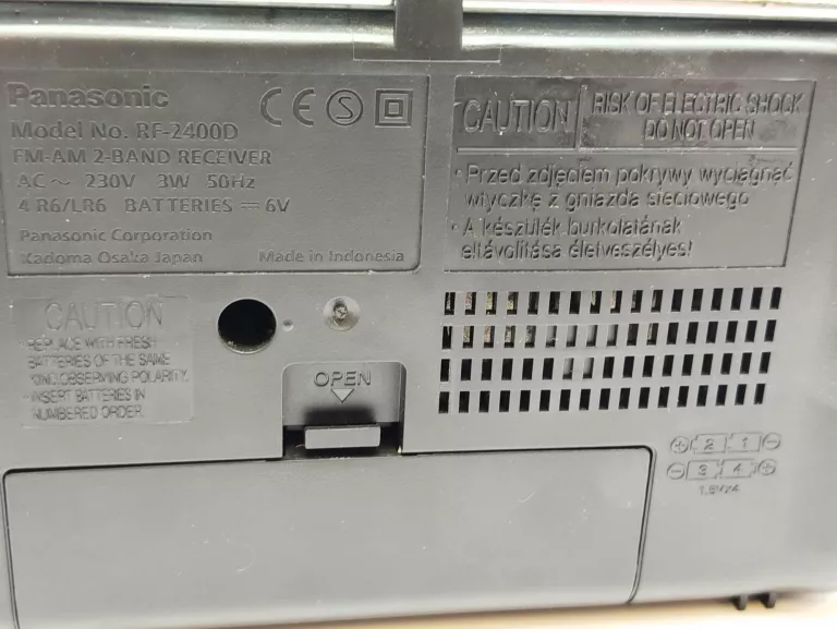 RADIO PANASONIC RF-2400D