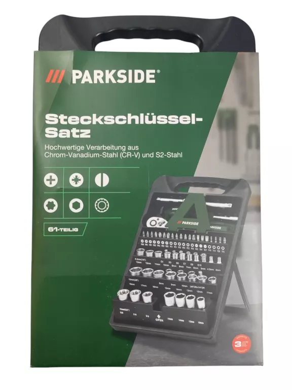 PARKSIDE ZESTAW KLUCZY NASADOWYCH