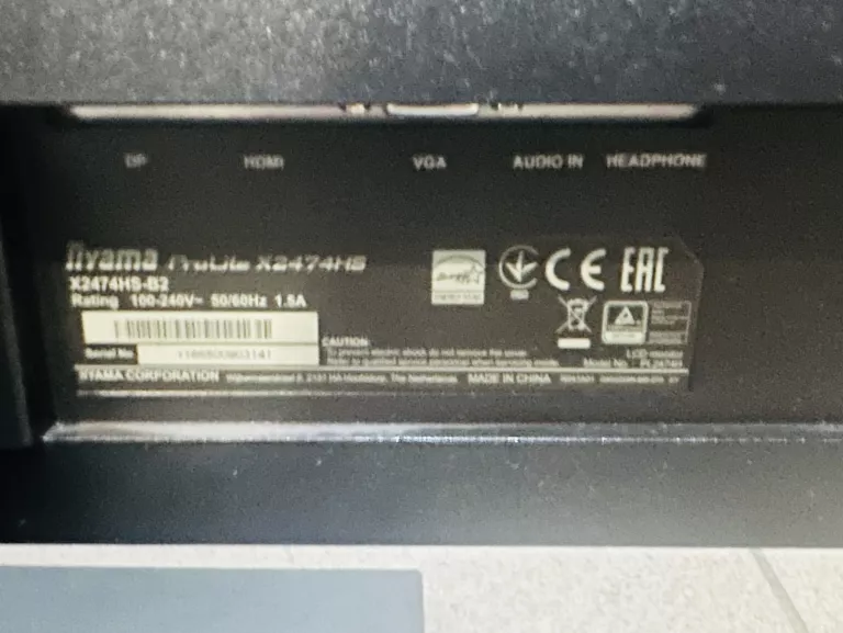 MONITOR IIYAMA X2474HS