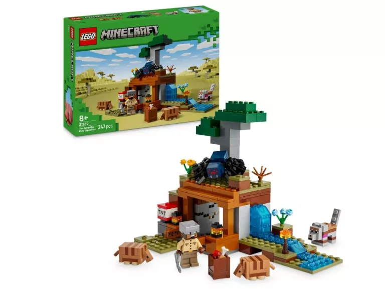 LEGO MINECRAFT WYPRAWA DO PANCERNIKOWEJ KOPALNI 21269