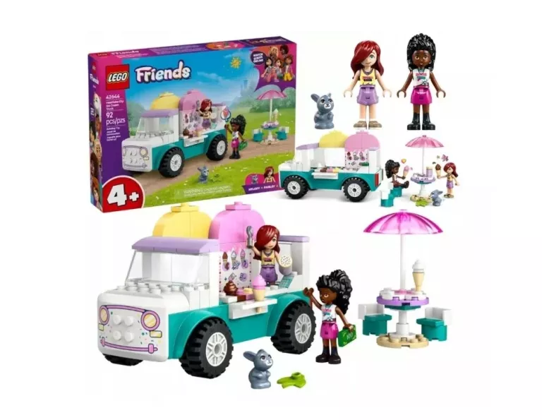 LEGO FRIENDS FURGONETKA Z LODAMI W MIEŚCIE