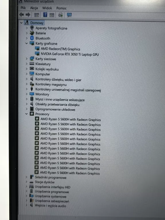 LAPTOP GAMINGOWY LENOVO IDEAPAD GAMING 3 15ACH6 RYZEN 5/16 GB/512 GB SSD