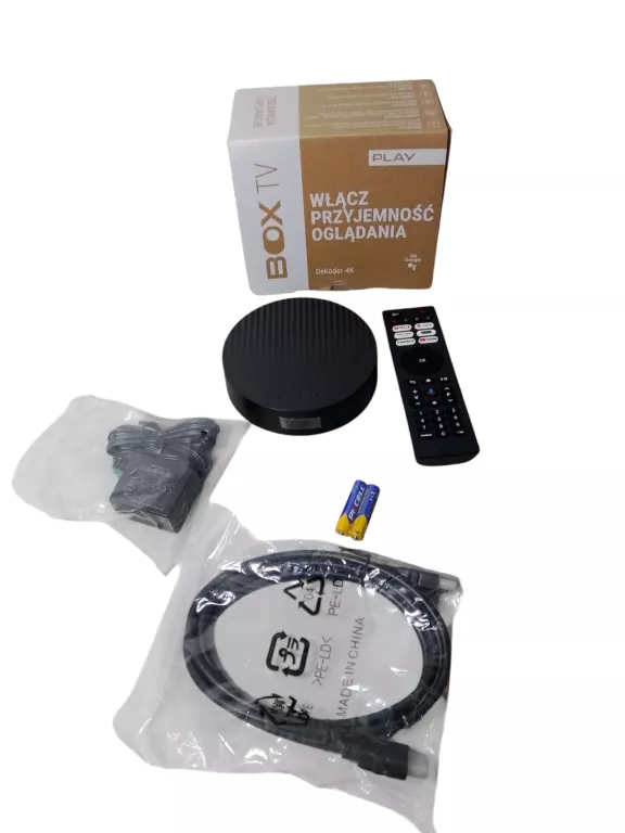 BOX TV PLAY KOMPLET PUDEŁKO