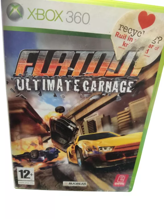 FLATOUT ULTIMATE CARNAGE XBOX 360