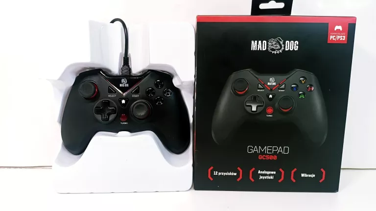 PAD PC/PS3 MAD DOG GC 500 / KOMPLET
