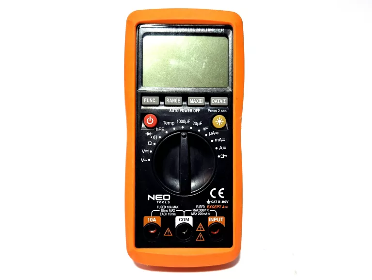 MIERNIK NEO MULTIMETR MIERNIK UNIWERSALNY ELEKTRYCZNY LCD C F 94-001