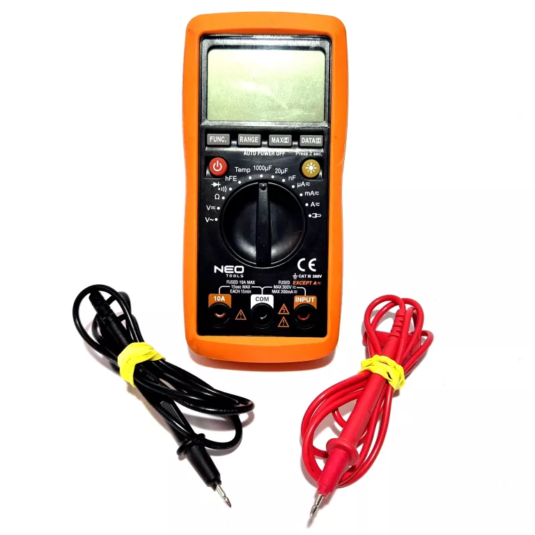 MIERNIK NEO MULTIMETR MIERNIK UNIWERSALNY ELEKTRYCZNY LCD C F 94-001