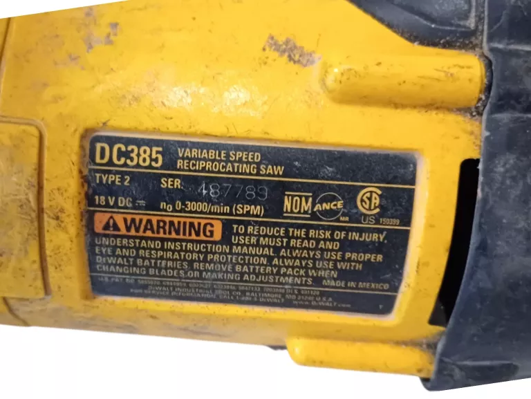 DEWALT PIŁA SZABLASTA + WKRĘTARKA + ZAKRĘTARKA + 2XAKU +ŁAD