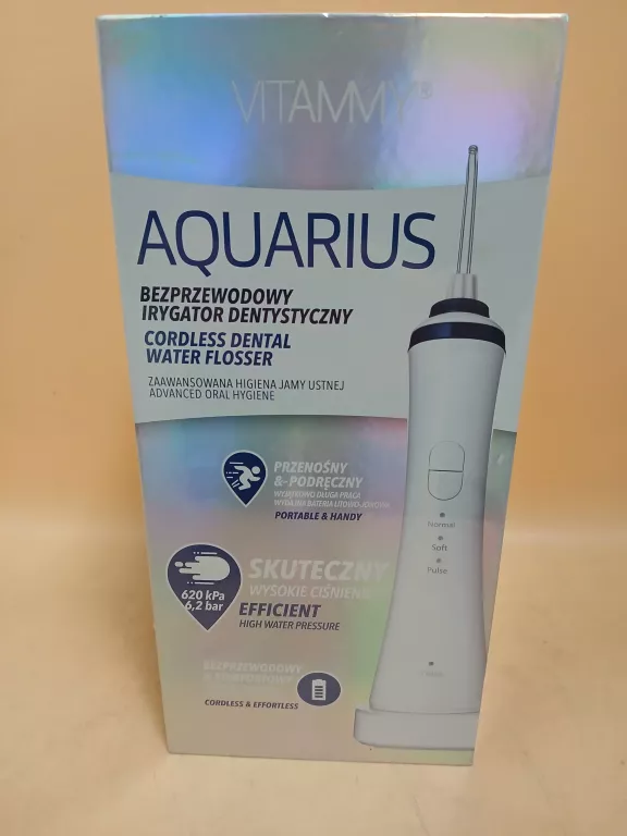 BEZPRZEWODOWY IRYGATOR DENTYSTYCZNY AQUARIUS VITAMMY FOLIA
