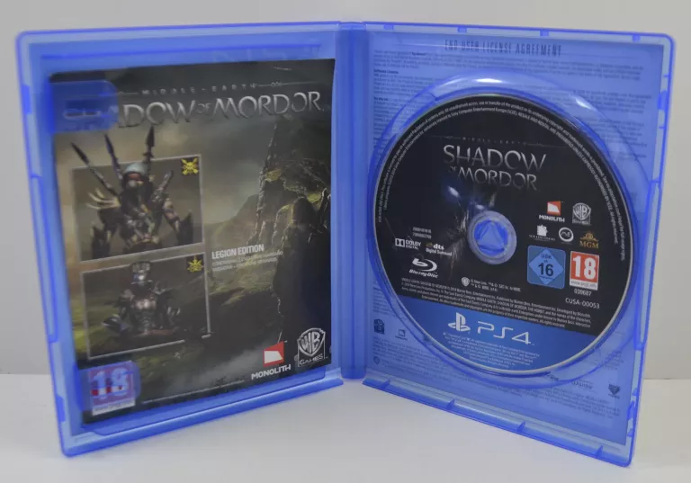 GRA MIDDLE-EARTH SHADOW OF MORDOR PS4