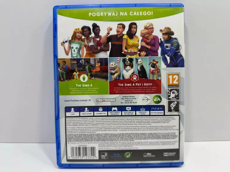 GRA NA PS4 THE SIMS 4 ZESTAW SPECJALNY PSY I KOTY THE SIMS 4 + PSY I KOTY