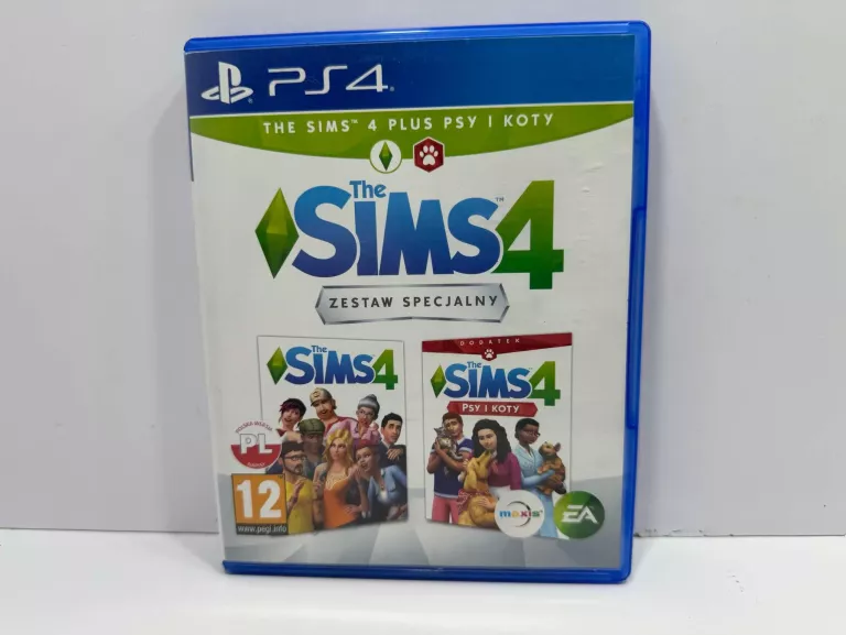 GRA NA PS4 THE SIMS 4 ZESTAW SPECJALNY PSY I KOTY THE SIMS 4 + PSY I KOTY