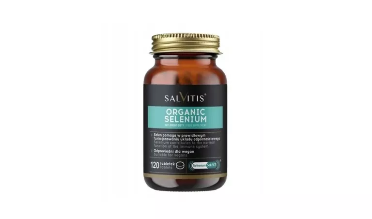 SALVITIS ORGANIC SELENIUM, TABLETKI POWLEKANE, 120 SZT.