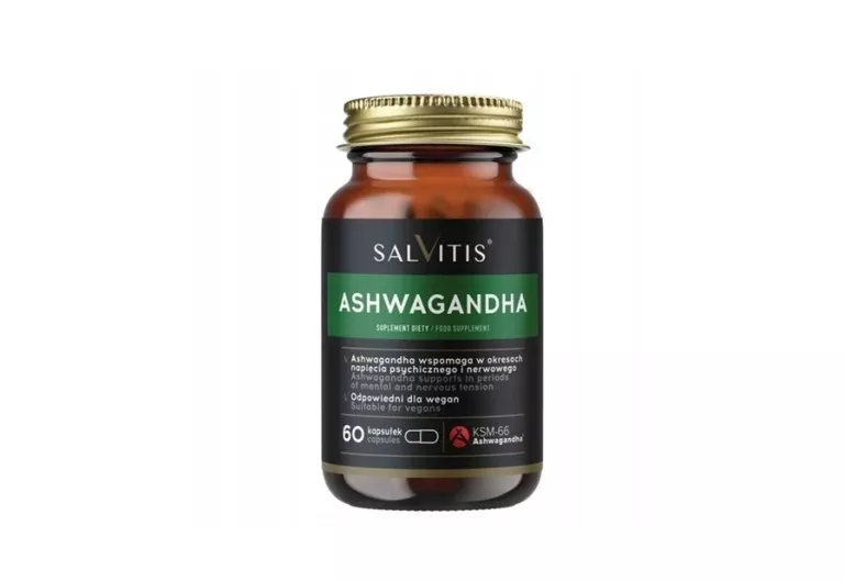 SALVITIS ASHWAGANDHA, KAPSUŁKI, 60 SZT.