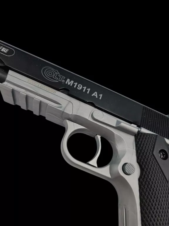 WIATRÓWKA CYBERGUN COLT 1911 A1 METAL SLIDE DUAL TONE BLACK-SILVER