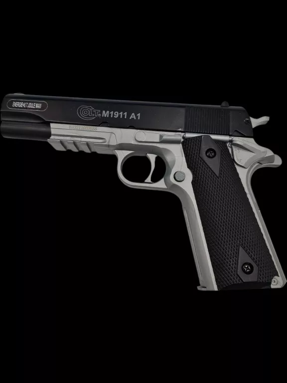 WIATRÓWKA CYBERGUN COLT 1911 A1 METAL SLIDE DUAL TONE BLACK-SILVER