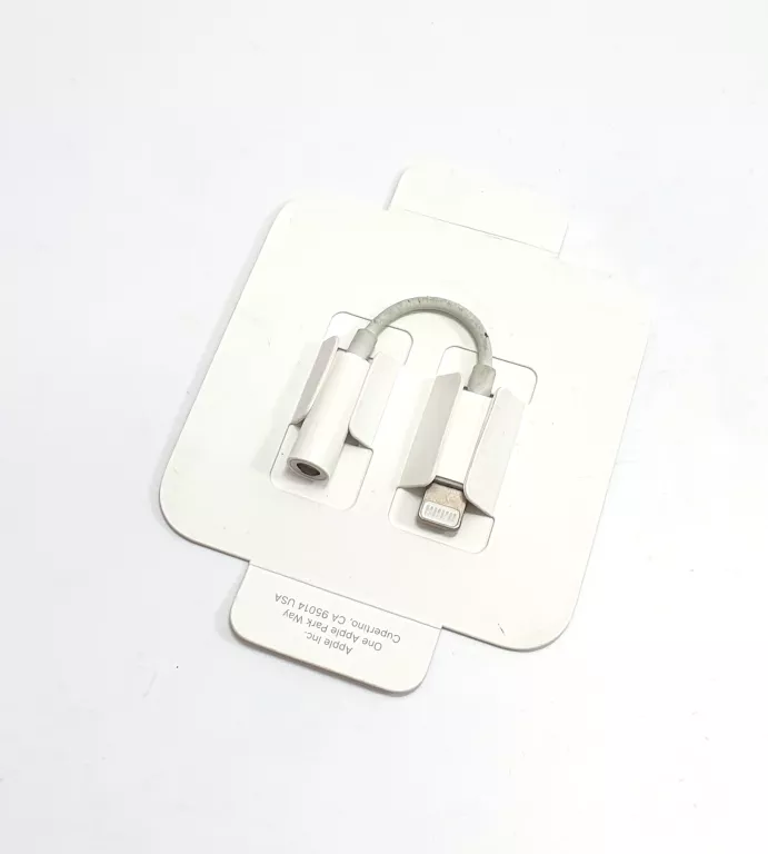 PRZEJŚCIÓWKA - APPLE LIGHTNING TO 3.5 MM JACK ADAPTER (MMX62ZMA)