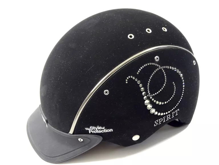 KASK JEŹDZIECKI CASCO SPIRIT CRYSTAL ROZMIAR M + ETUI