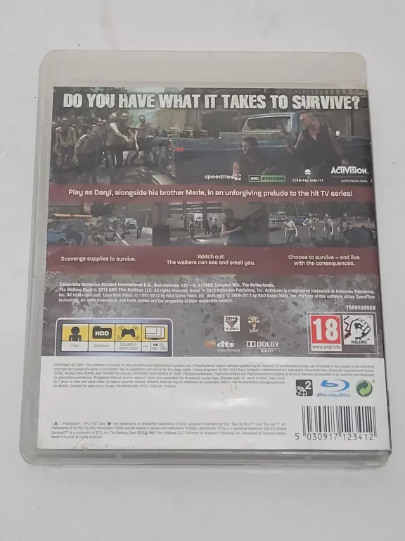 GRA PS3 THE WALKING DEAD SURVIVAL INSTINCT