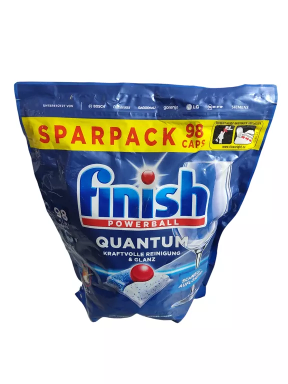 FINISH POWERBALL QUANTUM 98SZT TABLETKI DO ZMYWARKI