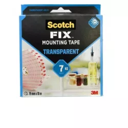 TAŚMA DWUSTRONNA SCOTCH 7 KG 19 MMX10 M PRZEŹROCZYSTA