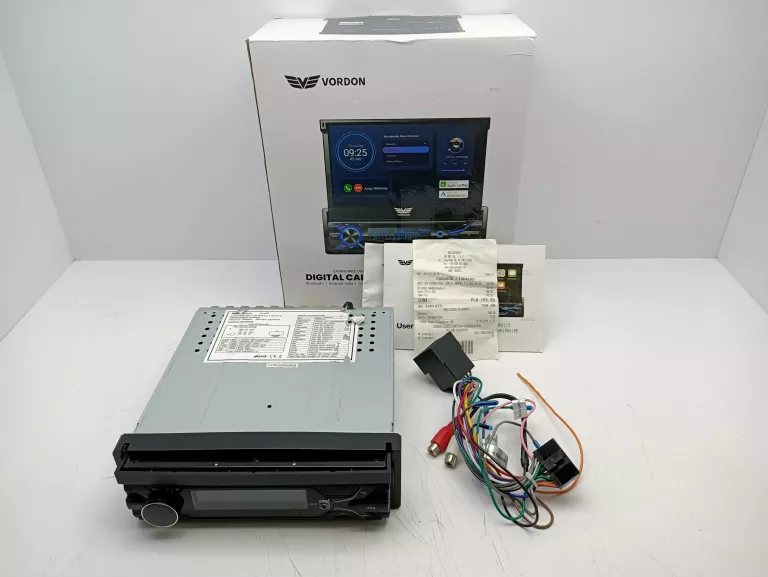RADIO SAMOCHODOWE VORDON HT-520 VEGAS 1-DIN 4X60W ANDROID KOMPLET GW