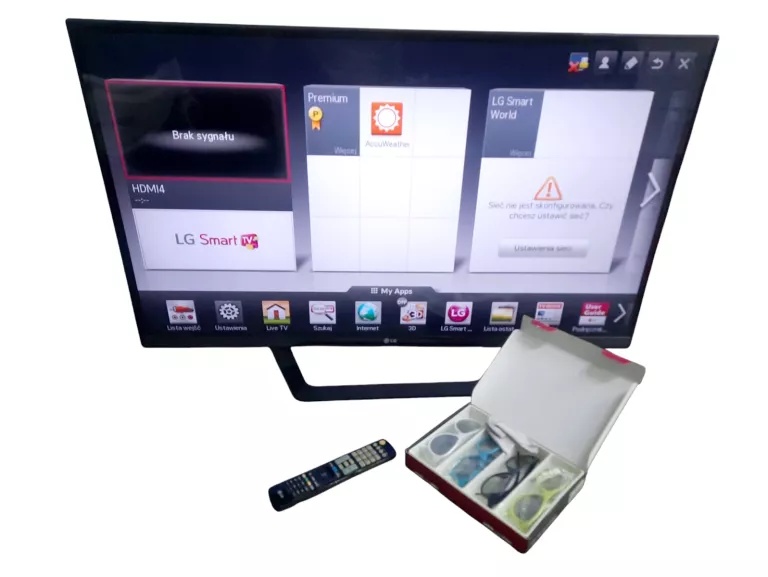 TELEWIZOR LG LED, 47", FULL HD, IPS, 200HZ MCI, SMART TV, CINEMA 3D