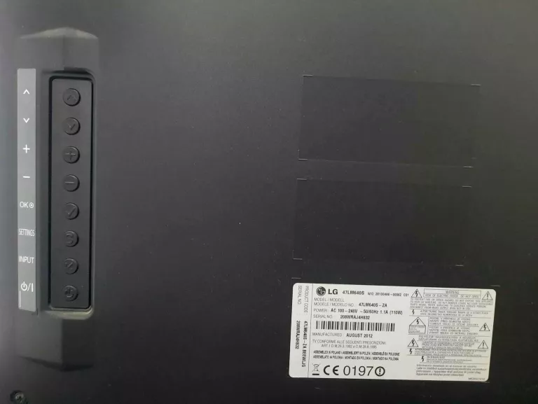 TELEWIZOR LG LED, 47", FULL HD, IPS, 200HZ MCI, SMART TV, CINEMA 3D