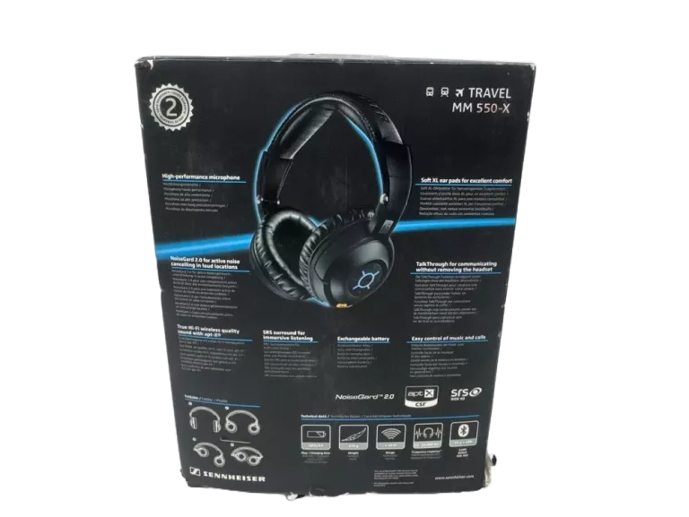 SŁUCHAWKI SENNHEISER MM 550-X TRAVEL