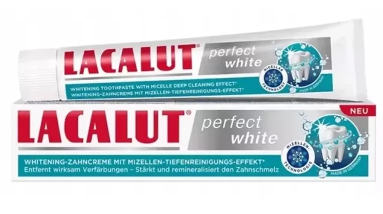 LACALUT PERFECT WHITE, MICELARNA WYBIELAJĄCA PASTA DO ZĘBÓW, 75ML