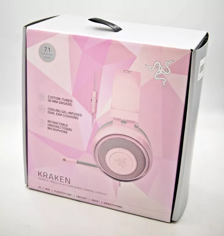 SŁUCHAWKI GAMINGOWE RAZER KRAKEN W PUDEŁKU