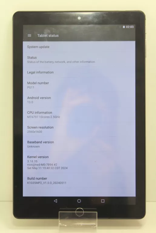 TABLET MEDIATEK PG11 2/16GB