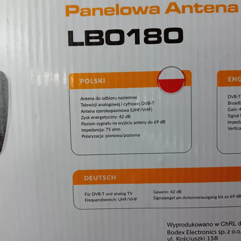 ANTENA DVB-T2 LB0180