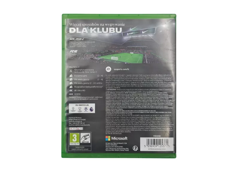 GRA EA SPORTS FC25 XBOX ONE SERIES X PEGI 3+
