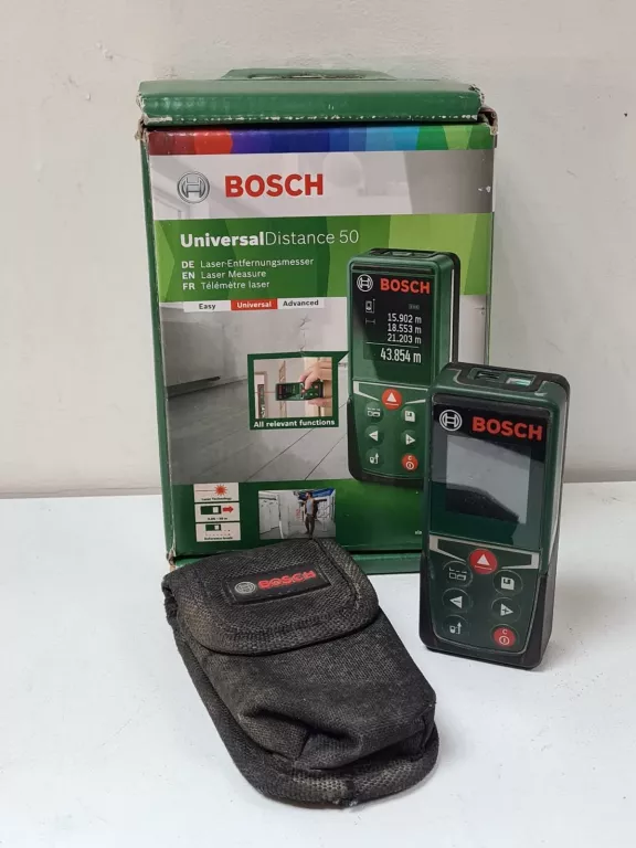 DALMIERZ LASEROWY BOSCH UNIVERSAL DISTANCE 50 KOMPLET