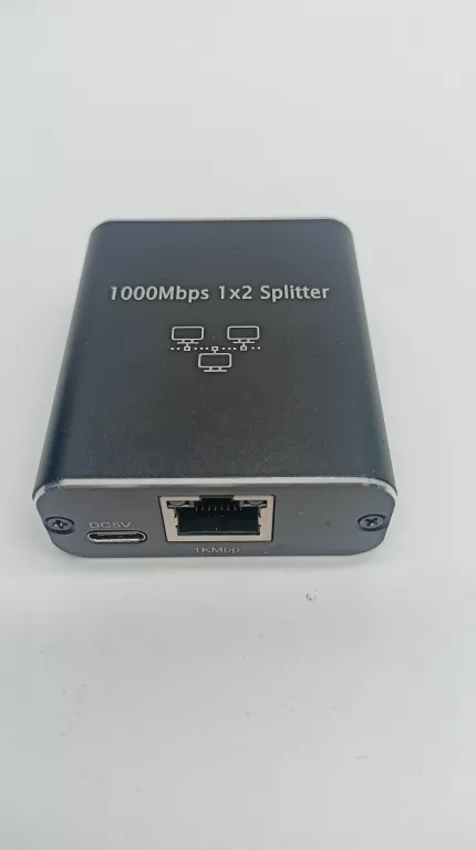 SPLITTER LAN 1X2 ADAPTER ROZGAŁĘŹNIK RJ45 GIGABIT 1000MBPS