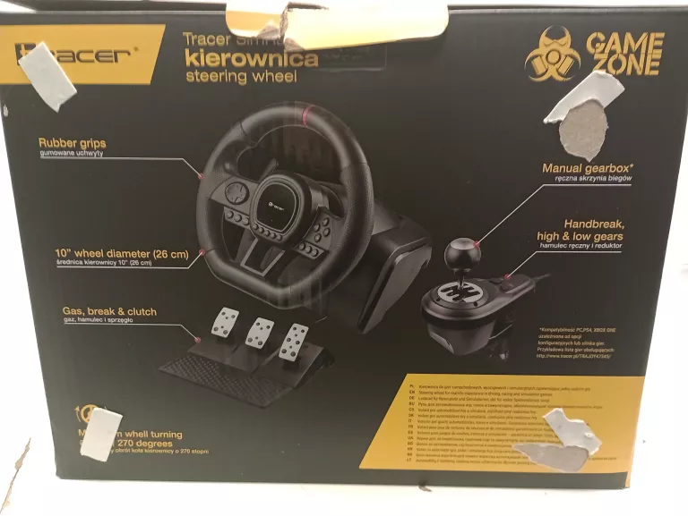 KIEROWNICA GAME ZONE TRACER 6IN 1 SIMRACER